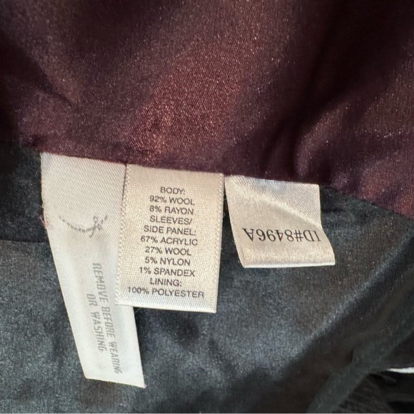 ✨EUC✨Ann Taylor Women's Jacket Size S
Black Wool Blend Button Front Short Length - Picture 13 of 16